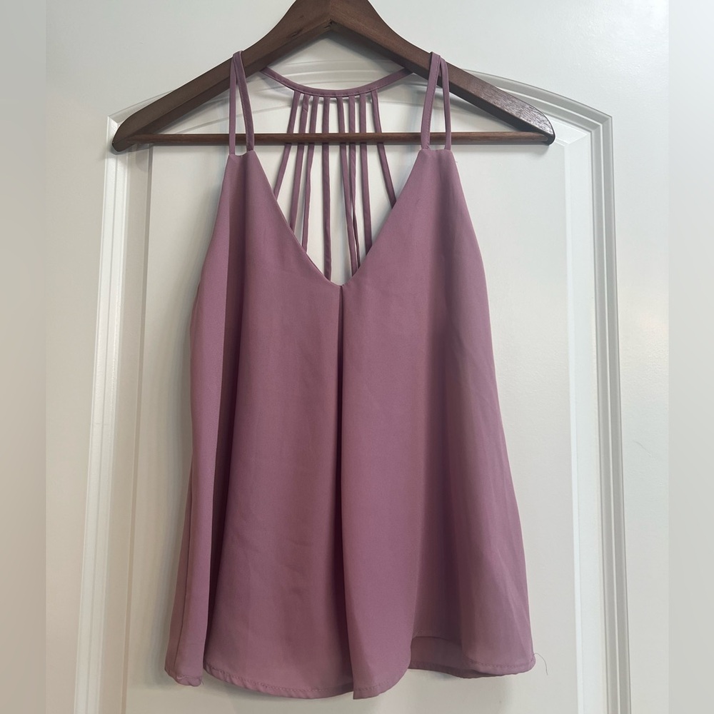 Harlow & Graham lilac blouse- size medium